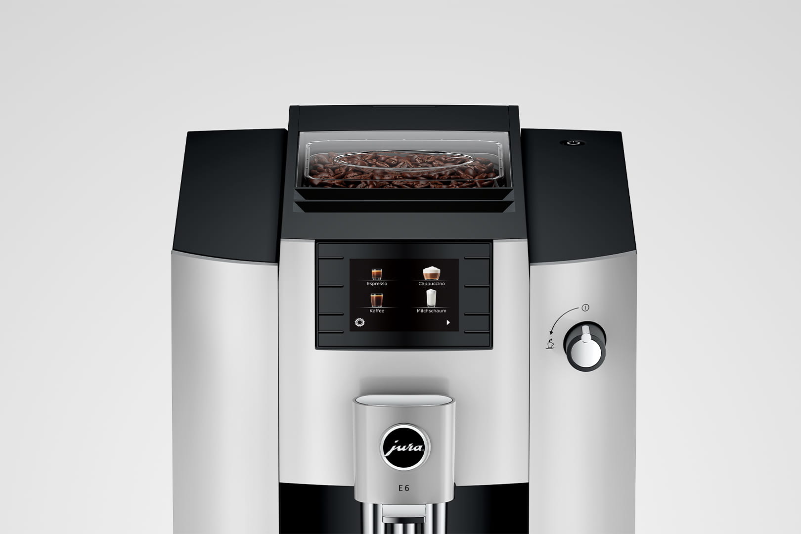 JURA E6 Platin Kaffeevollautomat International