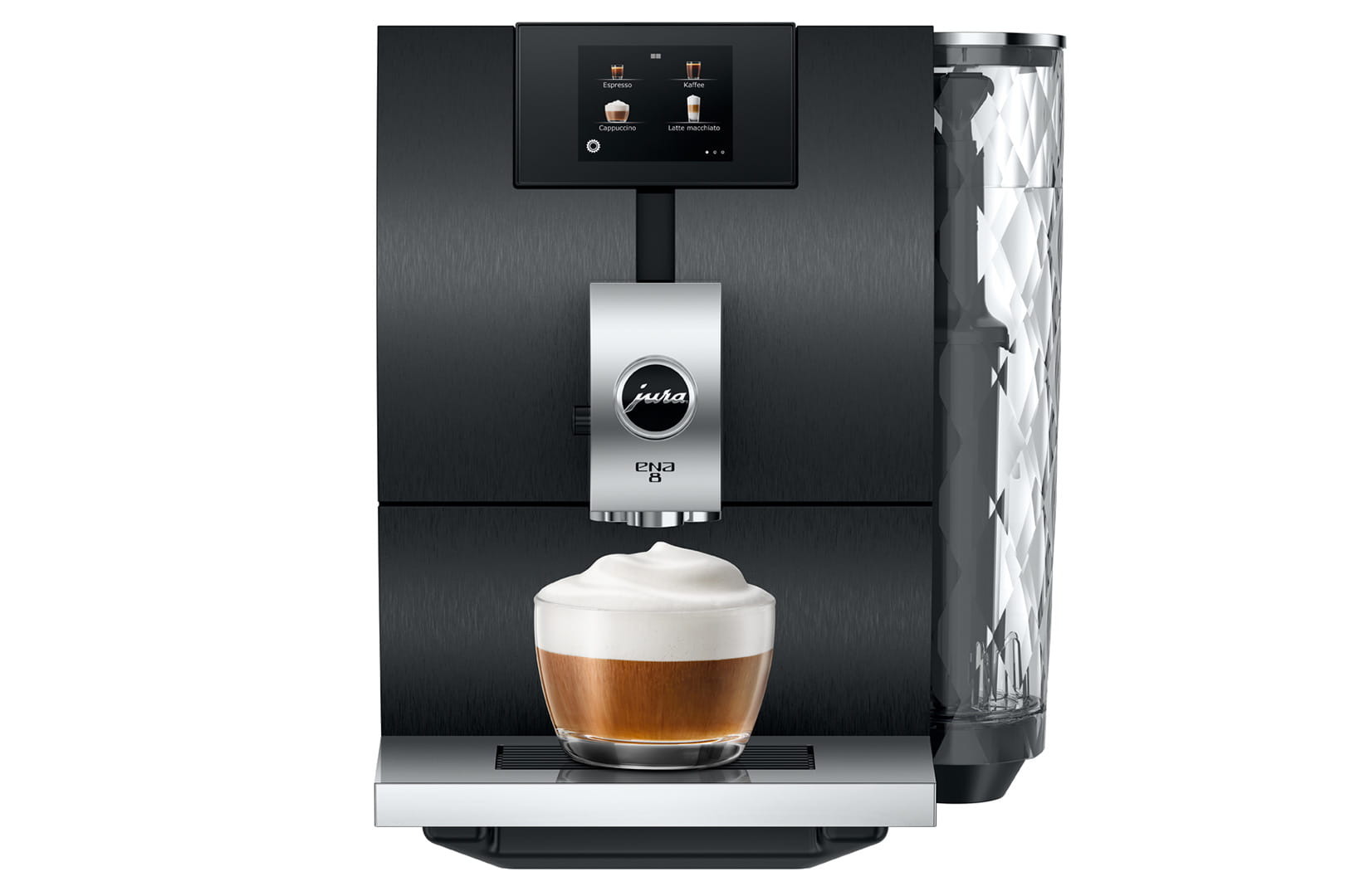 JURA ENA 8 Aluminium Dark Inox Kaffeevollautomat International