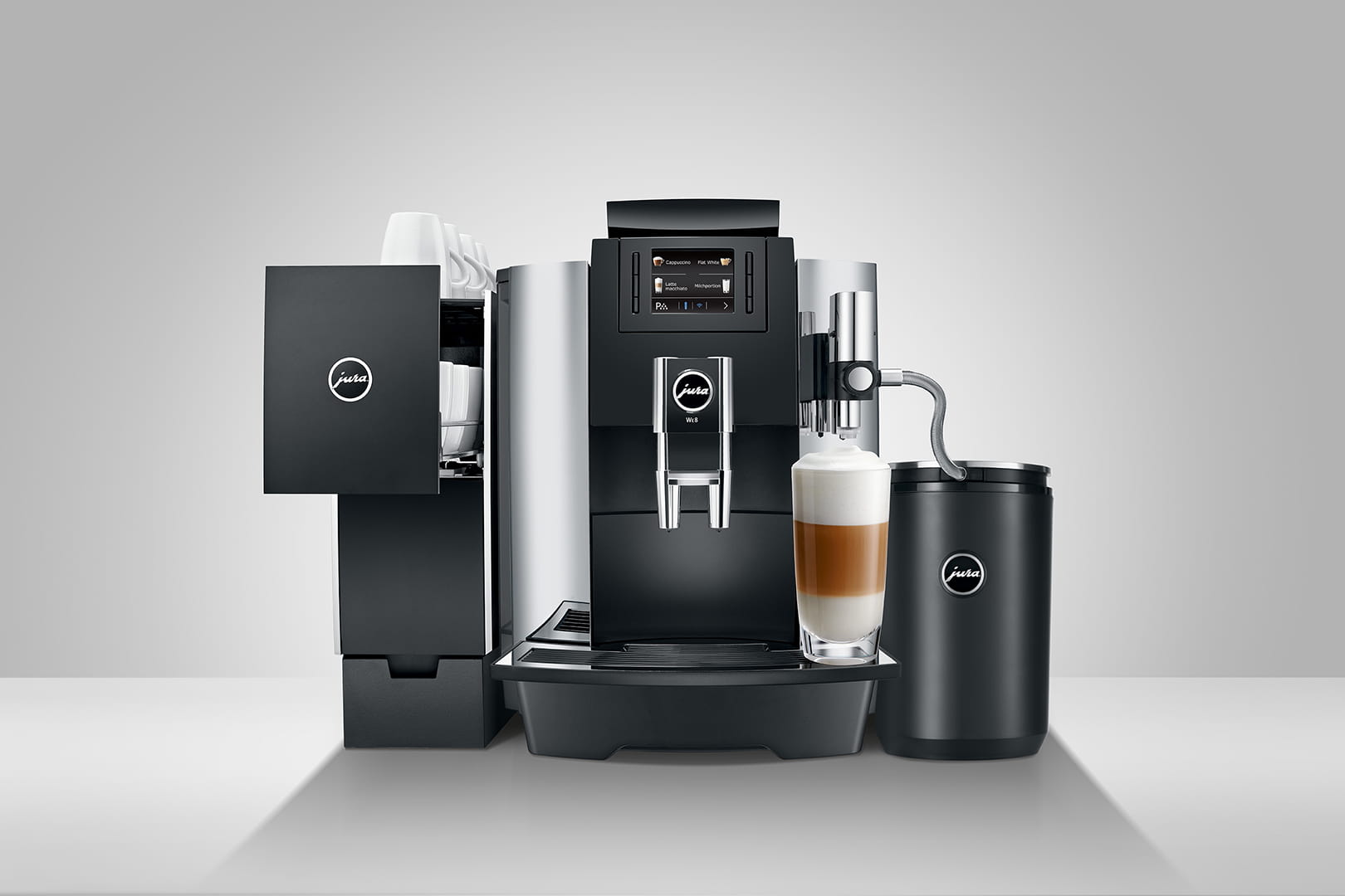 Jura 15145 Máquina de café automática WE8, cromo, 101 oz